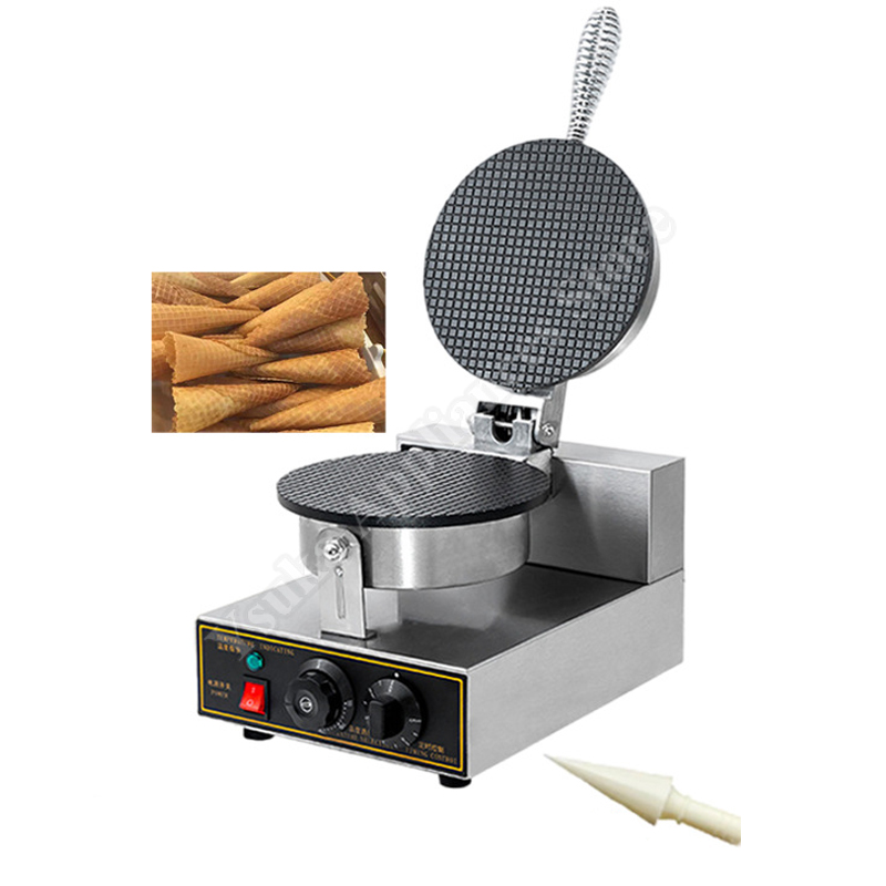 Mini Waffle Maker Machine - Crispy Ice Cream Cone Maker Commercial