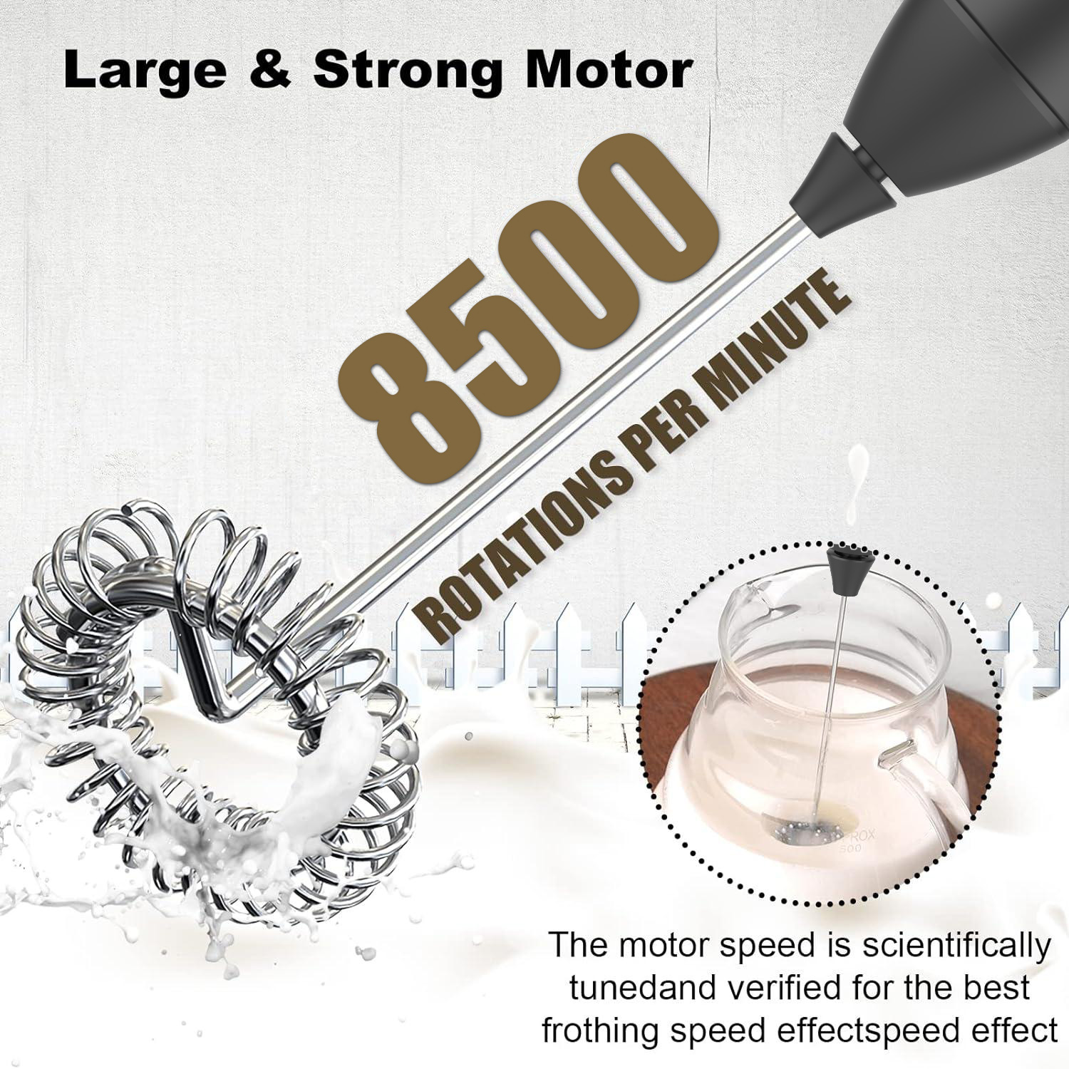 Rechargeable Milk Frother Auto - Electric Milk Frother Handheld 评论和价格