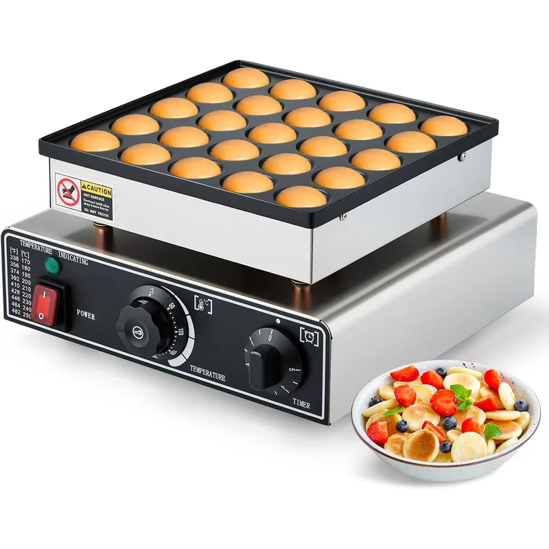 Mini Pancake Maker Commercial  - Mini Waffle Maker Machine 评论和价格