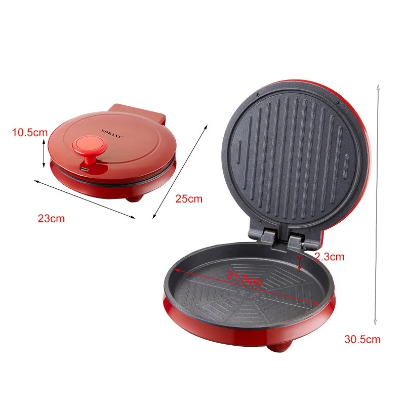 110V Electric Pizza Machine, D - Mini Waffle Maker Machine 评论和价格