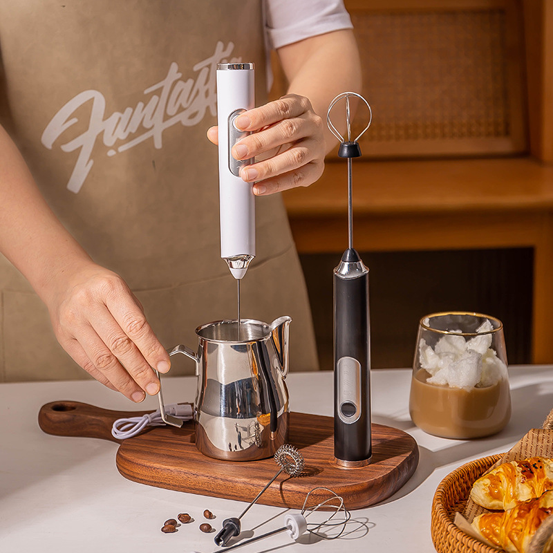 Electric Milk Foamer Blender W - Immersion Hand Blender Set 评论和价格