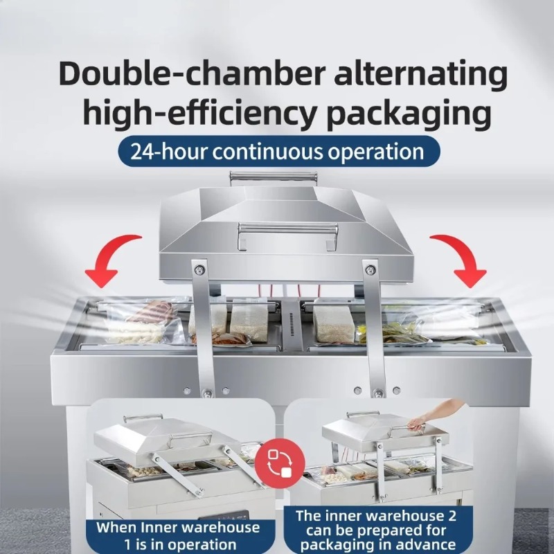 Double Chamber Vacuum Machine  - Food Vacuum Sealer Machine 评论和价格
