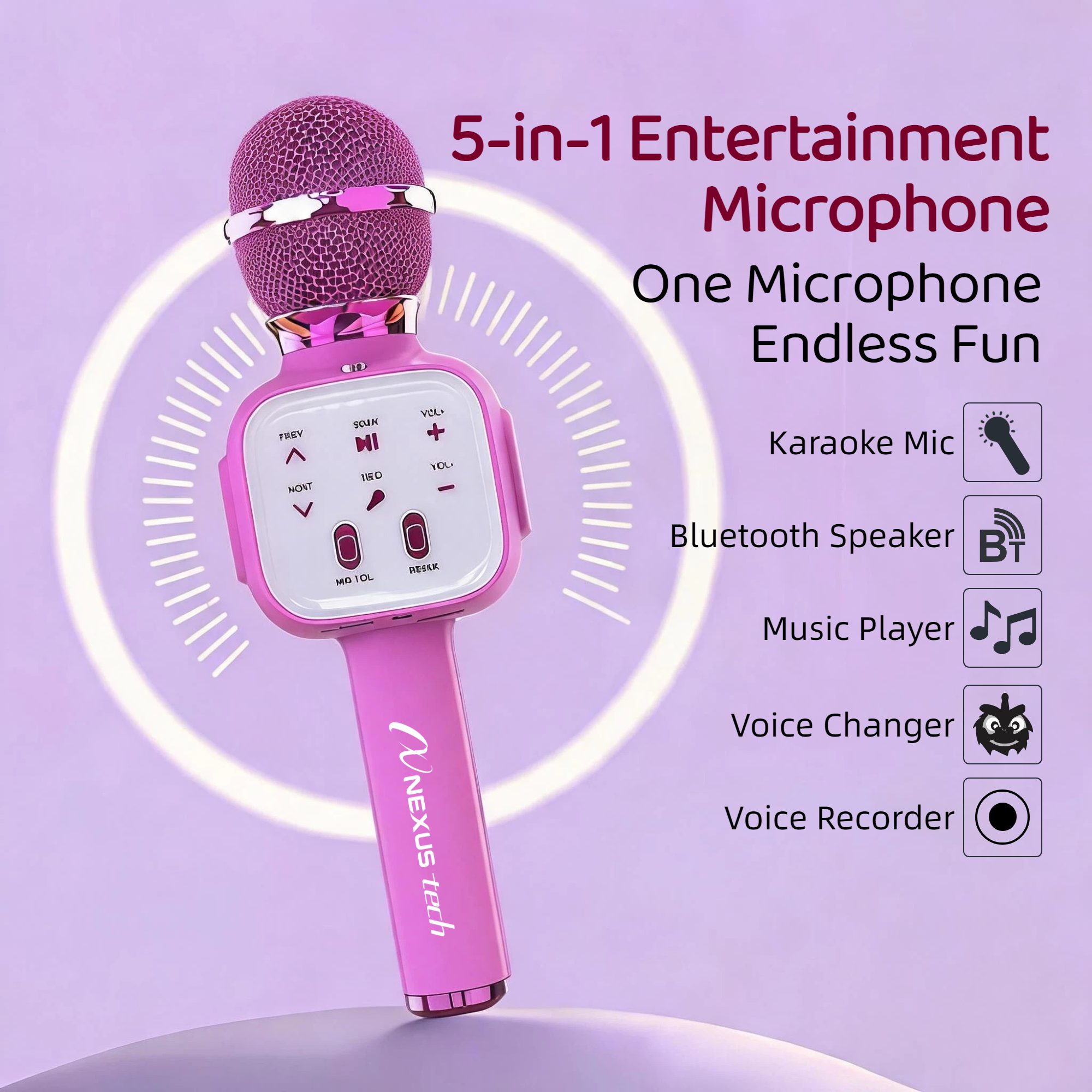 Wireless Bluetooth 5.2 Karaoke - Home Appliances 评论和价格