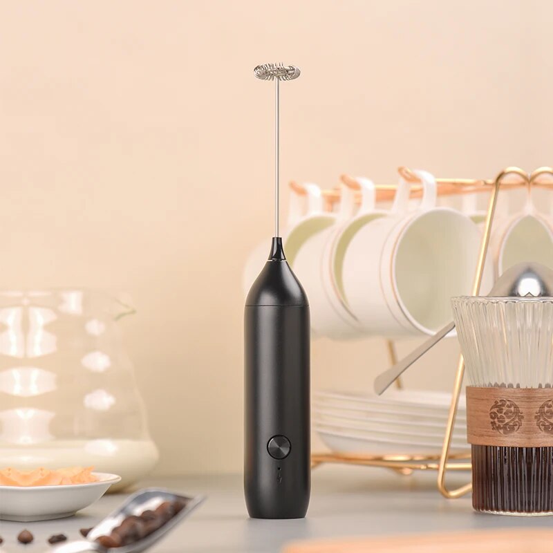 Electric Milk Frother Coffee F - Portable Blender Usb Rechargeable 评论和价格