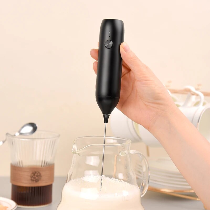 Electric Milk Frother Coffee F - Portable Blender Usb Rechargeable 评论和价格