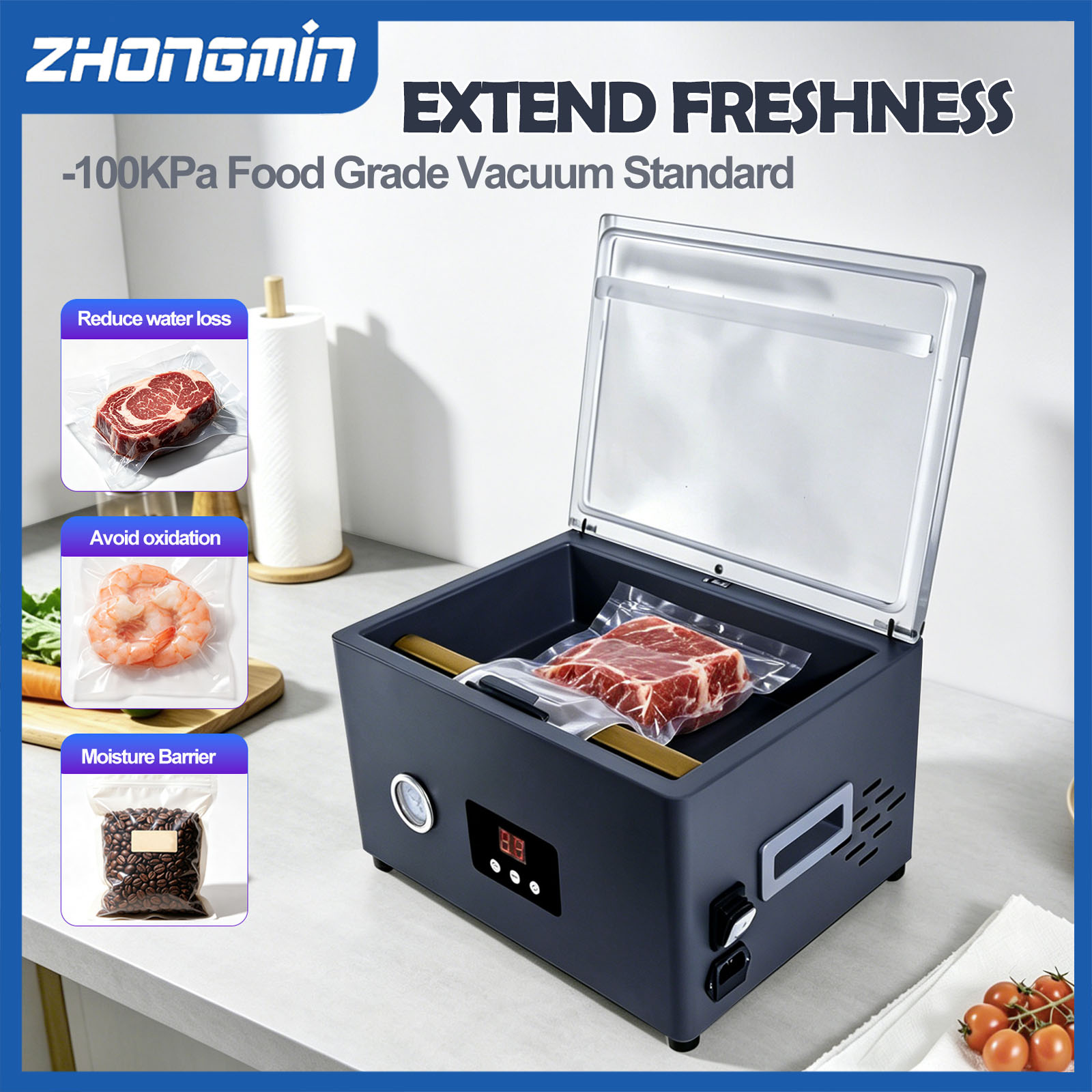 ZM-CVS300 Food Vacuum Sealer M - Food Vacuum Sealer Machine 评论和价格
