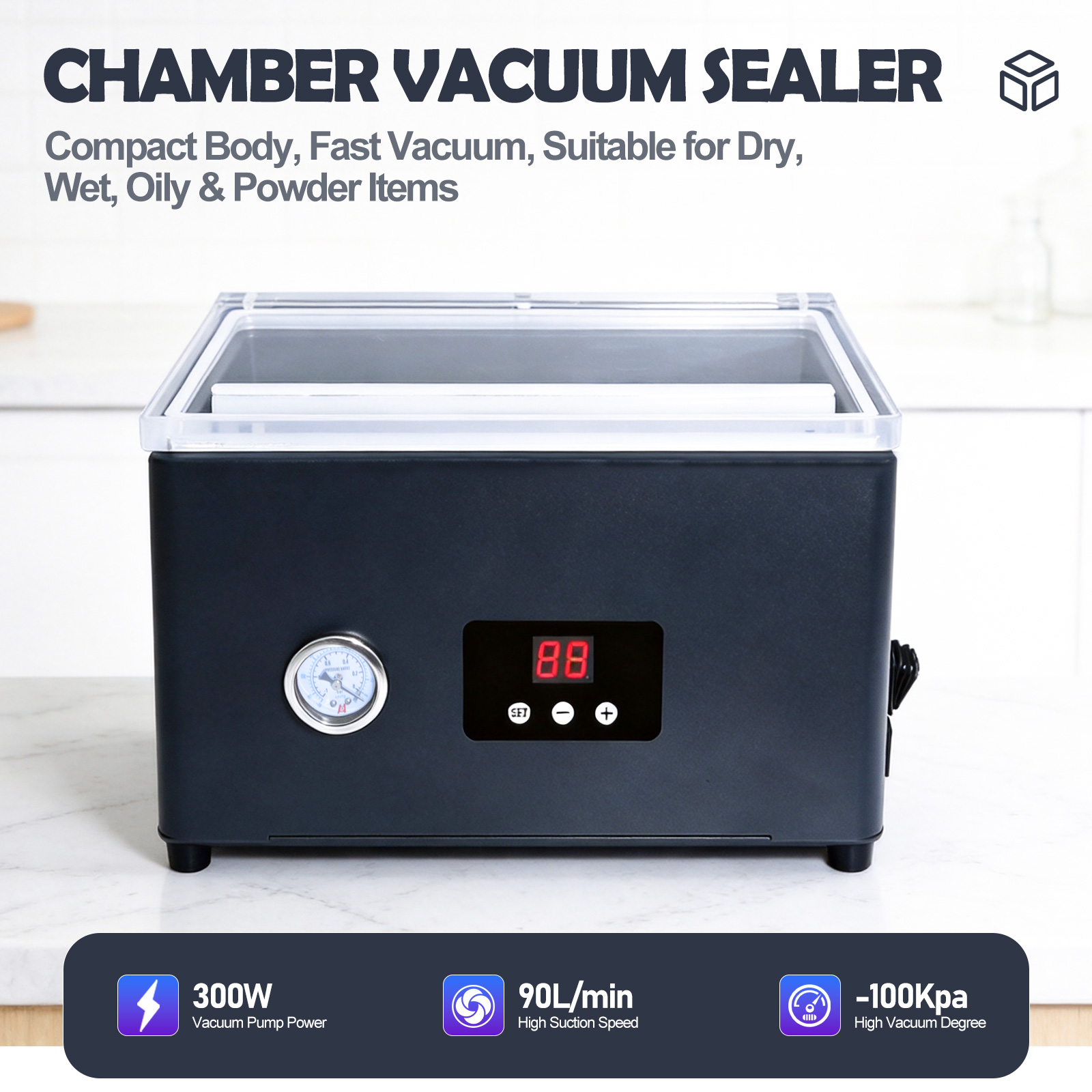 ZM-CVS300 Food Vacuum Sealer M - Food Vacuum Sealer Machine 评论和价格