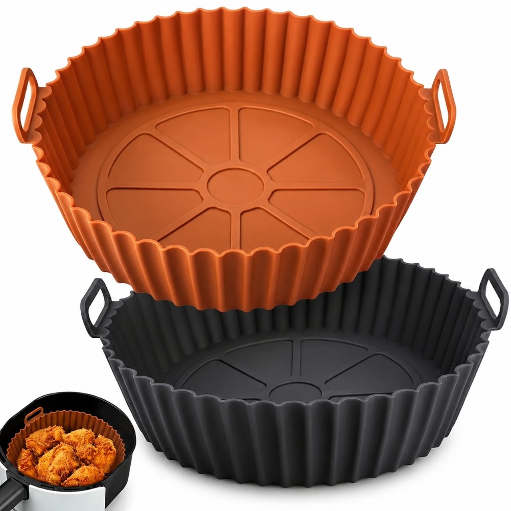 Air Fryer Silicone Basket Reus - Air Fryer Silicone Pot Liner 评论和价格