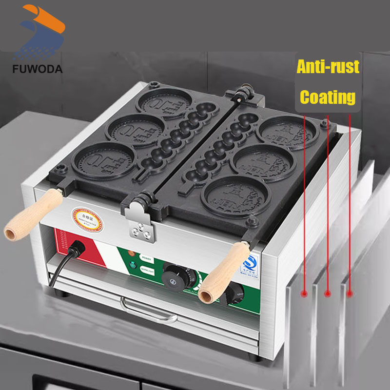 4-hole 110V/220V Non-stick Rou - Mini Waffle Maker Machine 评论和价格