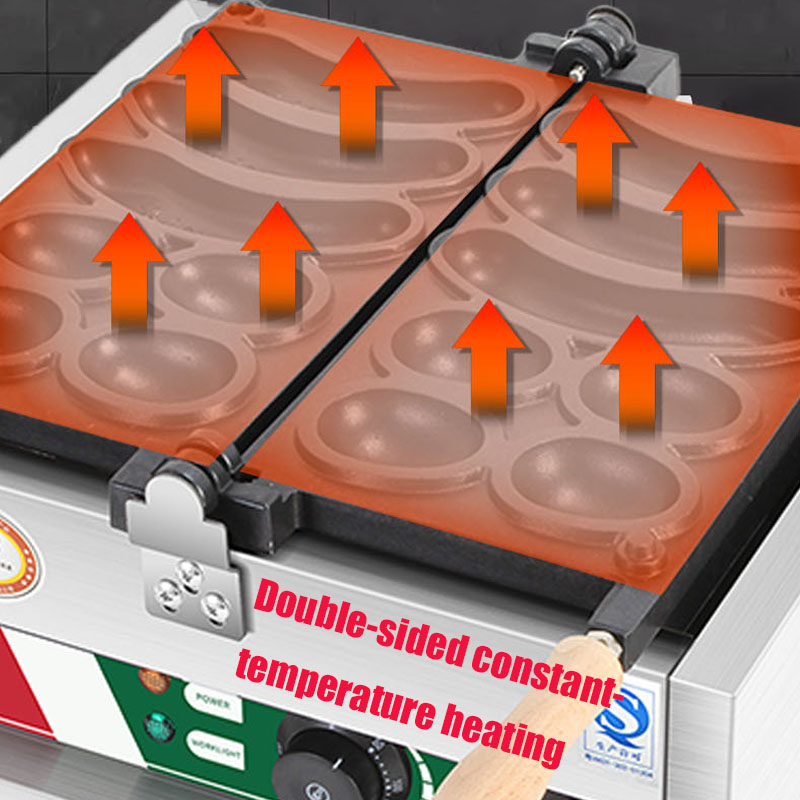 4-hole 110V/220V Non-stick Rou - Mini Waffle Maker Machine 评论和价格